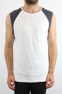 DAC Raglan Muscle Tank - white