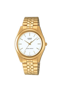 Classic Analogue Watch (MTP1183G-7A), gold/white face