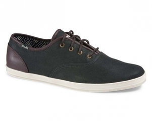 Keds Champion - Oiled Canvas - Dark Green