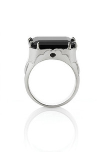 Bat Cocktail Ring, silver