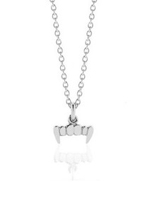 FANG CHARM Necklace, silver