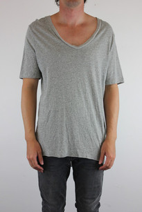 V Neck T Shirt with Tail