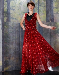 Flowing Fox Dress