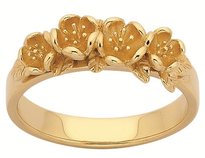 9ct yellow gold karen walker wreath ring