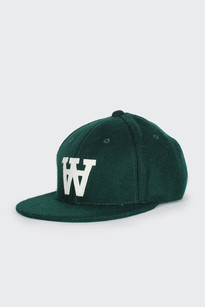 Logo Wool Cap, forrest green