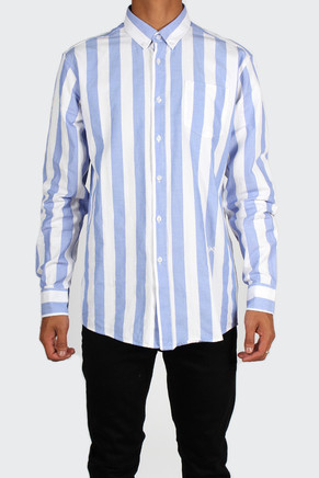 Hotnut Striped Shirt, blue/white