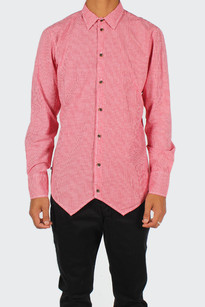 Laurence Shirt, red check gingham