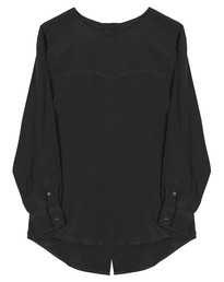 Ingrid Blouse in Black by Juliette Hogan