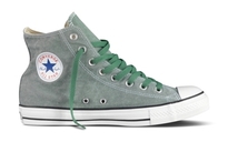 Chuck Taylors Basic Washed Hi - Forest Green