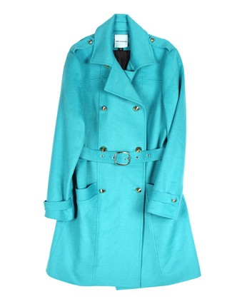 Catherine Trench in Aqua by Kate Sylvester