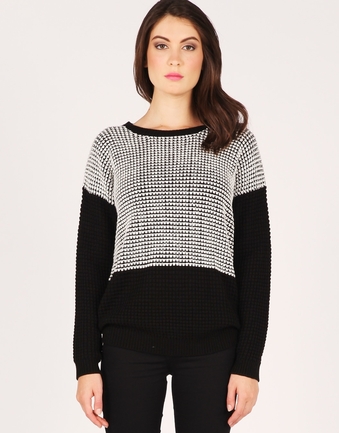 Contrast Knit Jumper