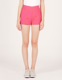 Boucle High-Waisted Shorts