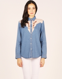 Embroidered Western Shirt