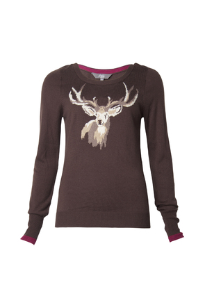 Deer Intarsia Sweater