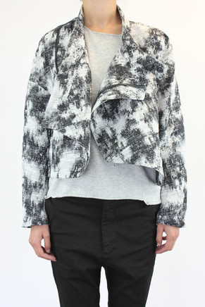 Textured Drop Shoulder Jacket