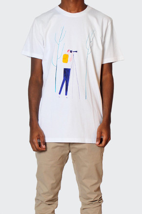 Camera Guy Tee, white