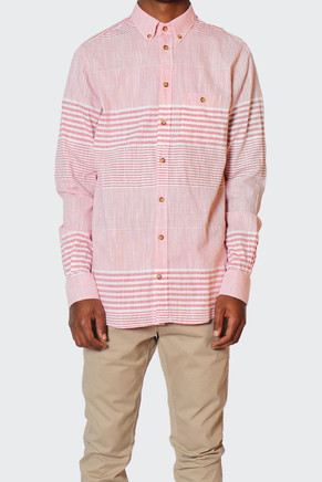 Benno Engineered Shirt, brick red