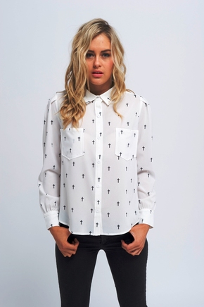 all about eve shirt cross my heart