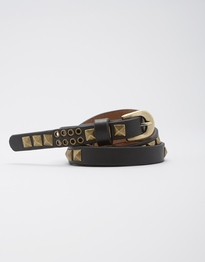 Studded Bronze Thin Belt