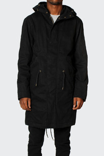 Bijou Mens Hooded Jacket, black