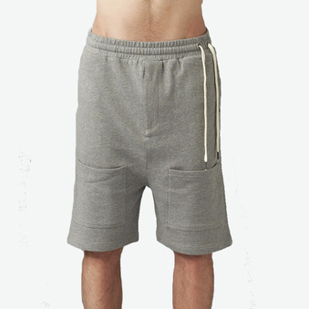 I Love Ugly - Pocket Out Trackie Shorts - Grey