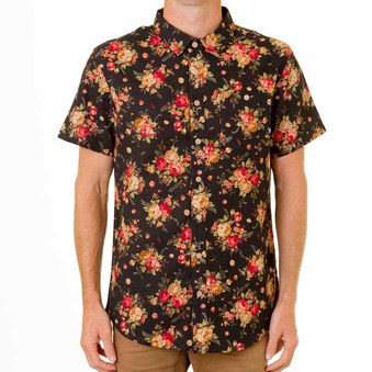 RPM - Floral Shirt - Black