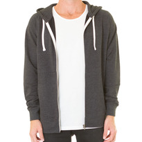 Crayon - Contrast Zip Hood - Charcoal