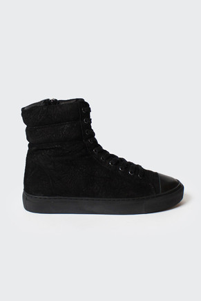 Surna Sneakers, black leather