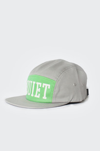 Big Text 5 Panel, silver/lime