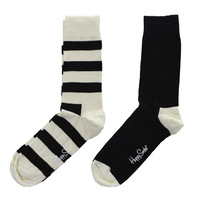 Happy Socks - Two Pack Stripe - Black