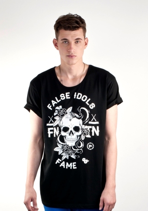 fourfontaine dead idols scoop neck tee