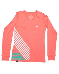 Original Long Sleeve Top in Coral