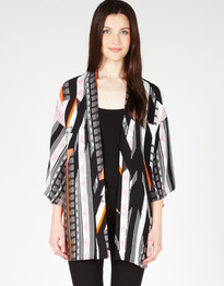 Printed Kimono Style Jacket
