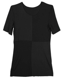 Short Sleeve T-Shirt in Black Rib by Zambesi