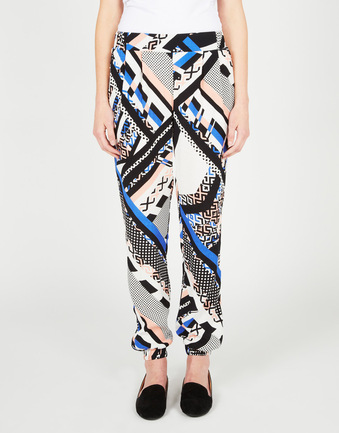 Multi Print Harem Pants