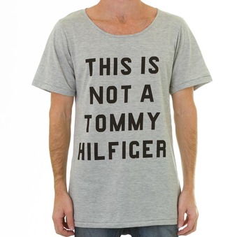 Discrete - No Hilfiger Tee - Grey