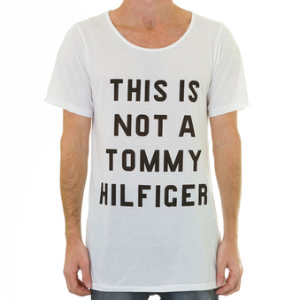 Discrete - No Hilfiger Tee - White