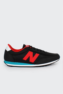 410 Lifestyle Sneakers (U410MKOB), black / red / teal