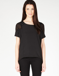 Chiffon Shoulder Top