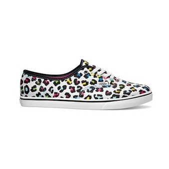 Vans Authentic Lo Pro - Neon Leopard - True White