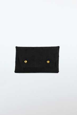 Wallet Black Suede