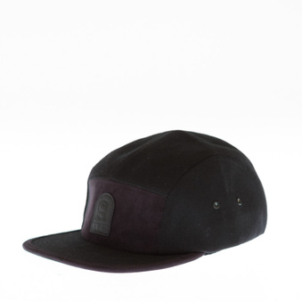 ABC - Wool 5 panel Cap - Black