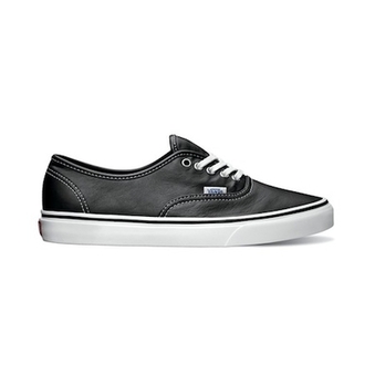 Vans Authentic - Aged Leather - Black