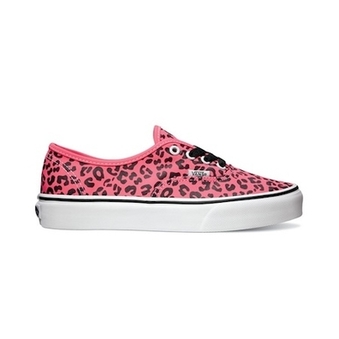 Vans Authentic - Canvas - Neon Leopard - Pink