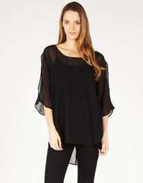 Split Sleeve Blouse