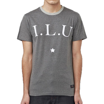 I Love Ugly - ILU Tee - Grey Marle