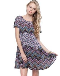 Feather Tribes Dress