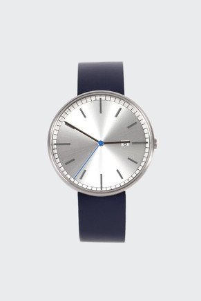 200 Series Wristwatch, brushed steel / blue