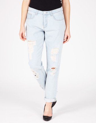 Vintage Look Boyfriend Jeans