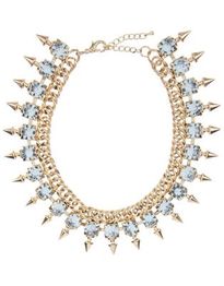 Diamante Spike Statement Collar